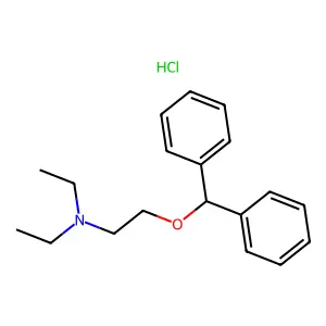 Ethylbenzhydramine hydrochloride structure