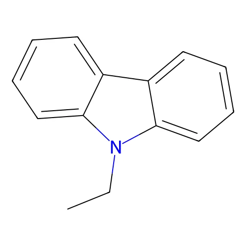 N-ethyl carbazole structure