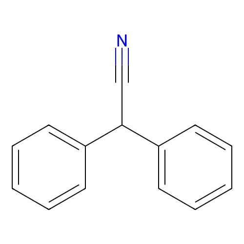 Diphenylacetonitrile structure