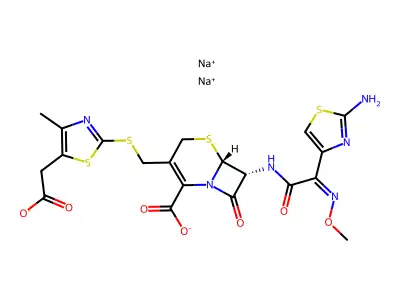 cefodizime sodium structure