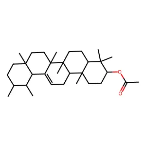 alpha-Amyrin acetate structure