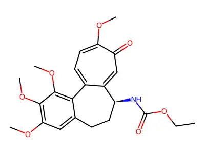 Colchicine derivative structure