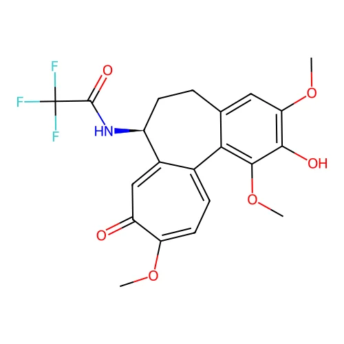 2-Demethyl-N-trifluoroacetyl-deacetylcolchicine structure