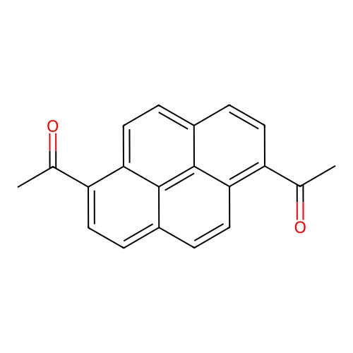 1-(6-Acetylpyren-1-yl)ethanone structure