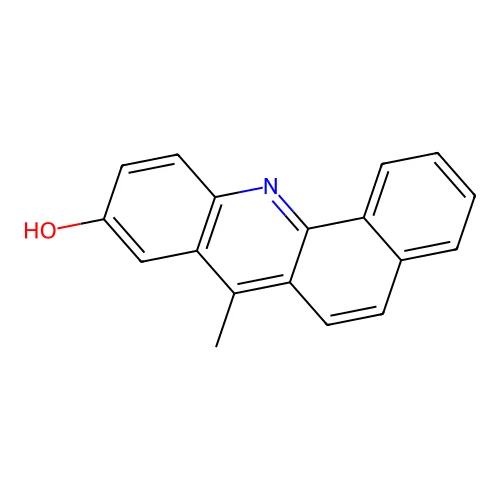 Benz(c)acridin-9-ol, 7-methyl- structure