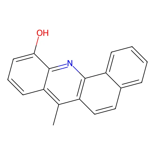 Benz(c)acridin-11-ol, 7-methyl- structure