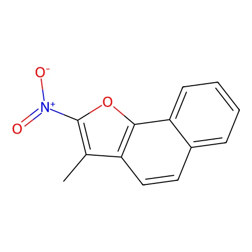NAPHTHO(1,2-b)FURAN, 3-METHYL-2-NITRO- structure