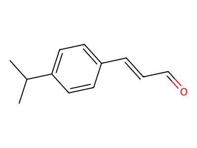2-Propenal, 3-[4-(1-methylethyl)phenyl]- structure