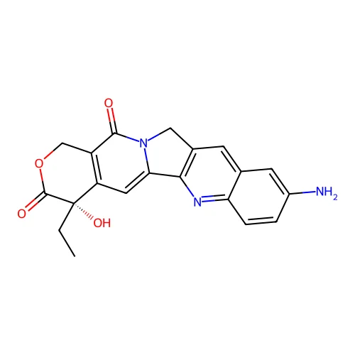 10-Aminocamptothecin structure