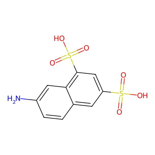 7-Amino-1,3-naphthalenedisulfonic acid structure