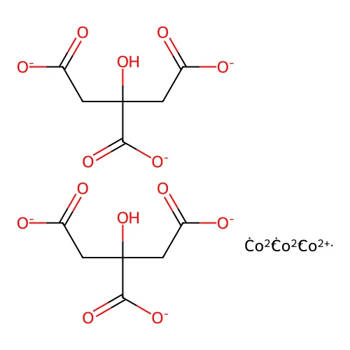 Cobaltous citrate structure