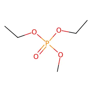 Diethyl methyl phosphate structure