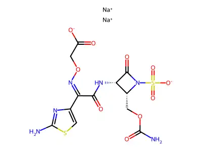 carumonam sodium structure