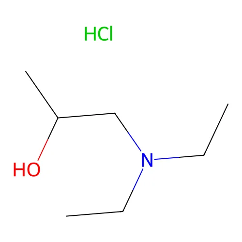 2-Chloropropyl(diethyl)amine hydrochloride structure