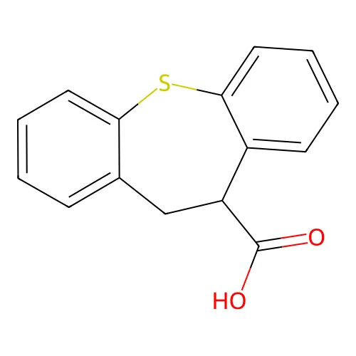 Dibenzo(b,f)thiepin-10-carboxylic acid, 10,11-dihydro- structure