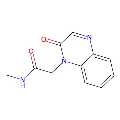 N-methyl-2-(2-oxo-1,2-dihydroquinoxalin-1-yl)acetamide structure