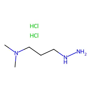 Hydrazine, (3-(dimethylamino)propyl)-, dihydrochloride structure