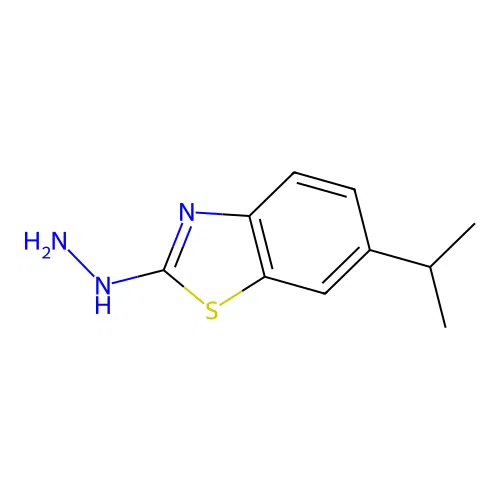 2-Hydrazino-6-isopropyl-1,3-benzothiazole structure