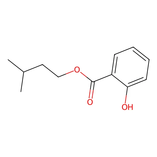 Isoamyl salicylate structure