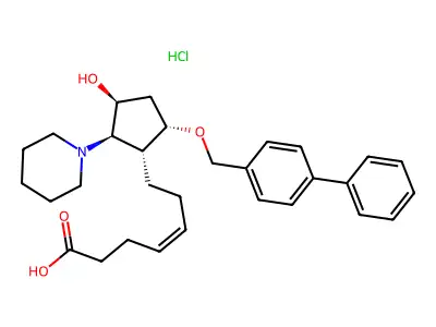 Vapiprost HCl structure