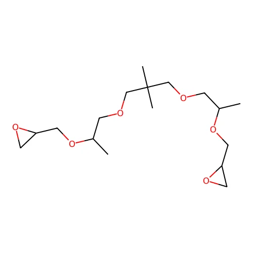 2,2'-(3,7,7,11-Tetramethyl-2,5,9,12-tetraoxatridecane-1,13-diyl)bis(oxirane) structure