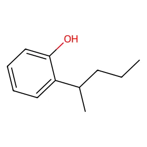 2-(1-Methylbutyl)phenol structure