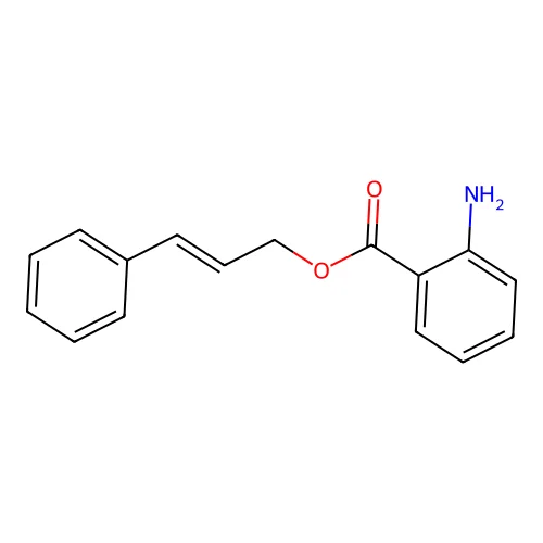 Anthranilic acid cinnamyl ester structure