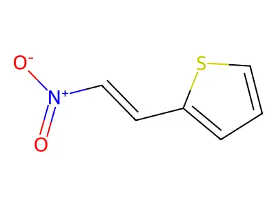 (E)-2-(2-Nitroethenyl)thiophene structure