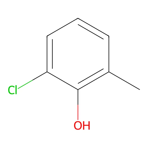 2-Chloro-6-methylphenol structure