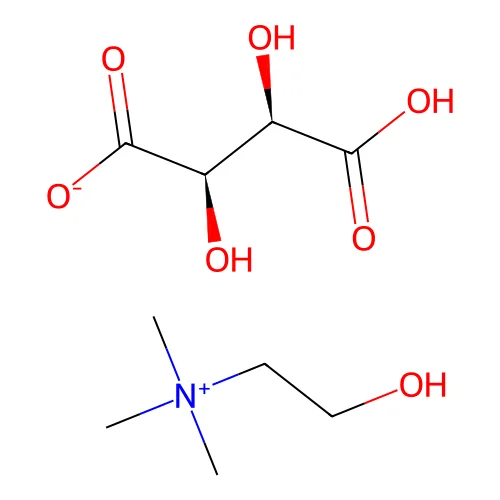 Choline Bitartrate structure