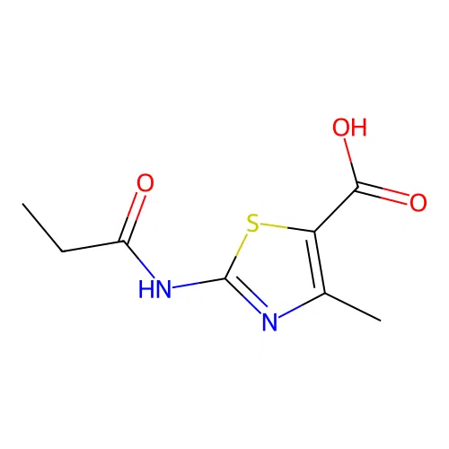 4-Methyl-2-propionylamino-thiazole-5-carboxylic acid structure