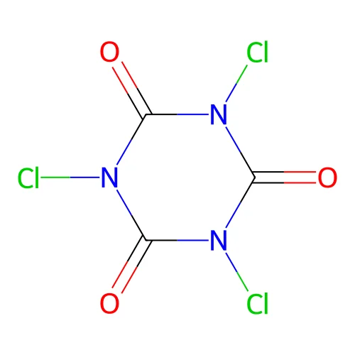 Trichloroisocyanuric Acid structure