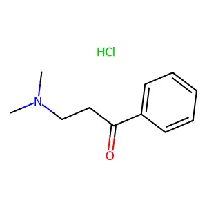 1-Propanone, 3-(dimethylamino)-1-phenyl-, hydrochloride (1:1) structure