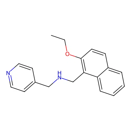 [(2-Ethoxynaphthyl)methyl](4-pyridylmethyl)amine structure