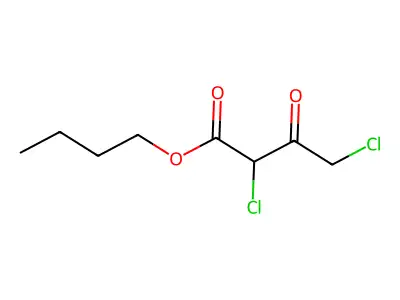 Butyl 2,4-dichloro-3-oxobutyrate structure