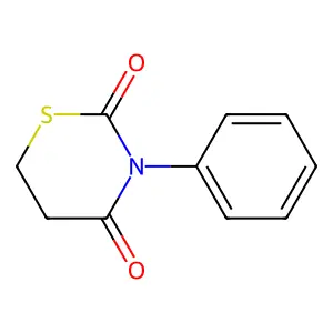 Dihydro-3-phenyl-2H-1,3-thiazine-2,4(3H)-dione structure