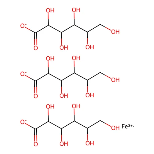 Iron(3+) trihexonate structure