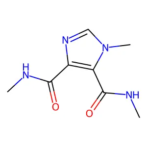 N4,N5,1-Trimethyl-1H-imidazole-4,5-dicarboxamide structure
