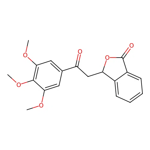 3-(2-oxo-2-(3,4,5-trimethoxyphenyl)ethyl)isobenzofuran-1(3H)-one structure