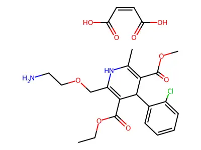 Amlodipine (maleate) structure