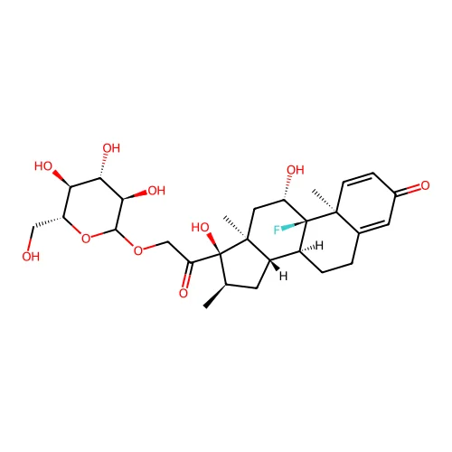 Dexamethasone 21-glucoside structure