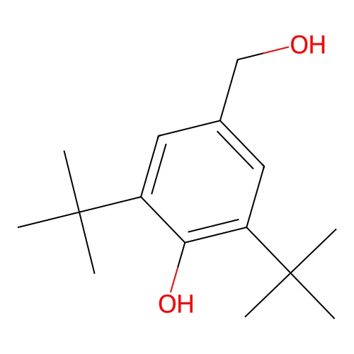 Butylated hydroxymethylphenol structure