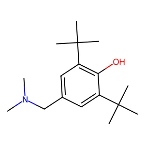 Phenol, 4-[(dimethylamino)methyl]-2,6-bis(1,1-dimethylethyl)- structure