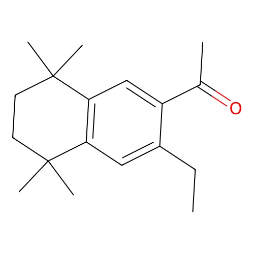 7-Acetyl-6-ethyl-1,1,4,4-tetramethyltetralin structure