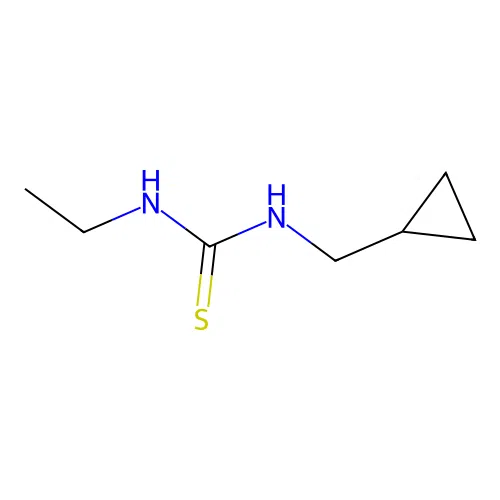 1-(Cyclopropylmethyl)-3-ethylthiourea structure