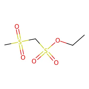 Methanesulfonic acid, (methylsulfonyl)-, ethyl ester structure