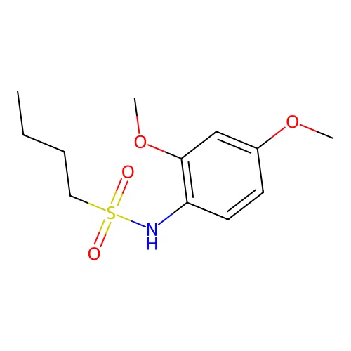N-(2,4-dimethoxyphenyl)butane-1-sulfonamide structure