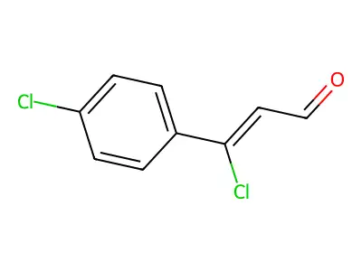 3-Chloro-3-(4-chlorophenyl)-2-propenal structure