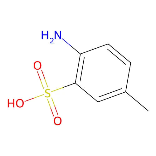 2-Amino-5-methylbenzenesulfonic acid structure