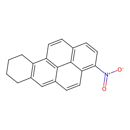 3-Nitro-7,8,9,10-tetrahydrobenzo(a)pyrene structure